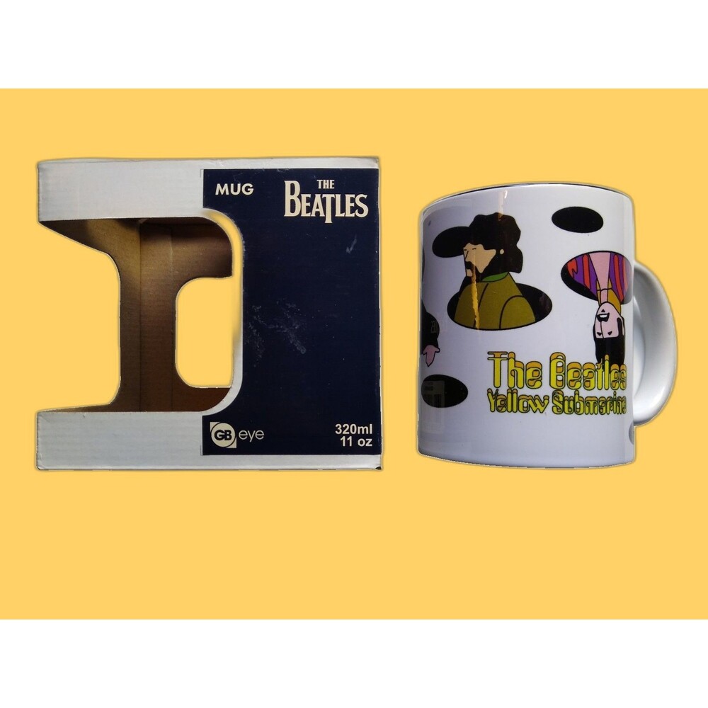 The Beatles - Yellow Sub Sea of Hole Mugs 11 oz. Ceramic Pop Rock Music 2023